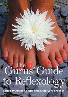 Cover of Jane Sheehan's book titles 'The Gurus' Guide to Rflexology'