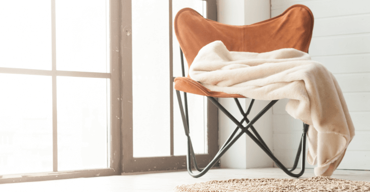 Blanket on chair